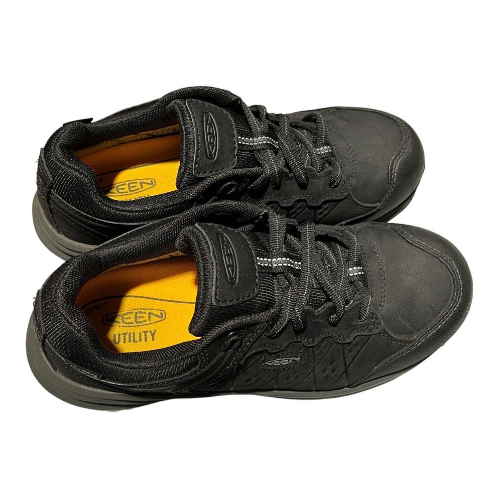 Keen 'Vista Energy' Men's 7 D Black EH Slip/Oil Resistant Comp Toe Work Shoe - Picture 8 of 10